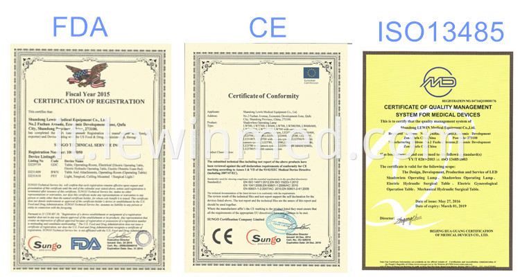 Certificate-CE, FDA, ISO